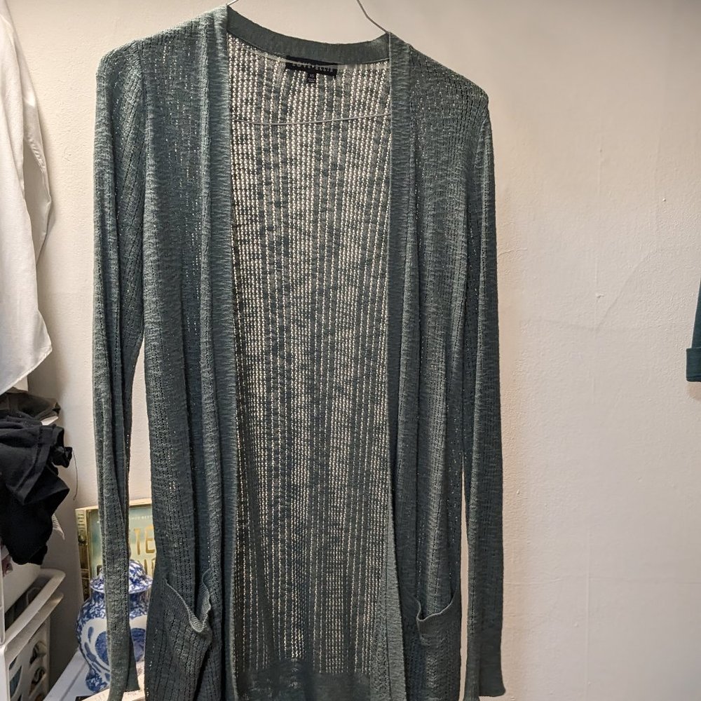 Mint Green Knit Cardigan